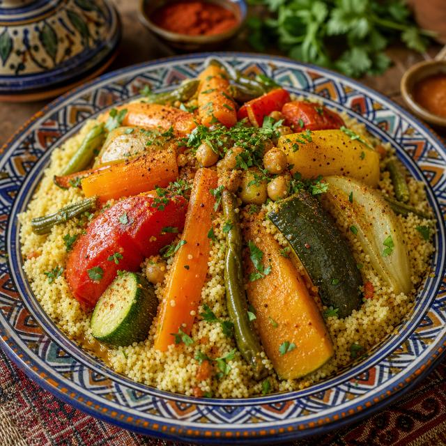 Couscous with Seven Vegetables